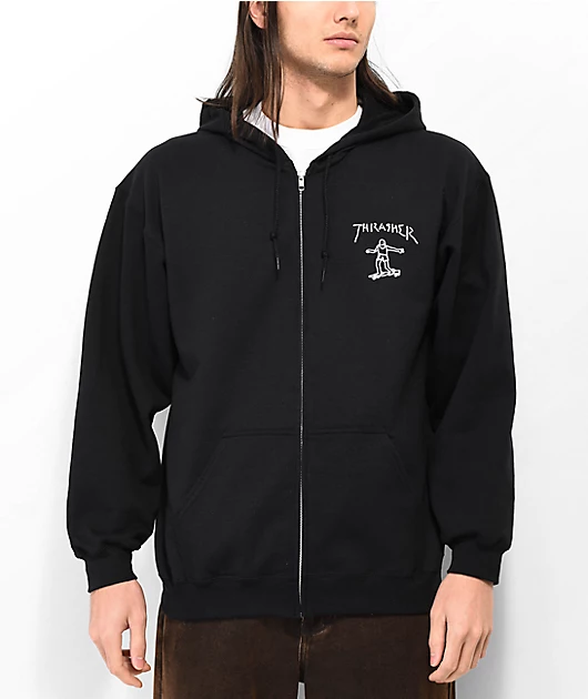 Thrasher Gonz Black Zip Hoodie