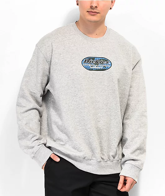 Dickies Hayes Globe White Crewneck Sweatshirt