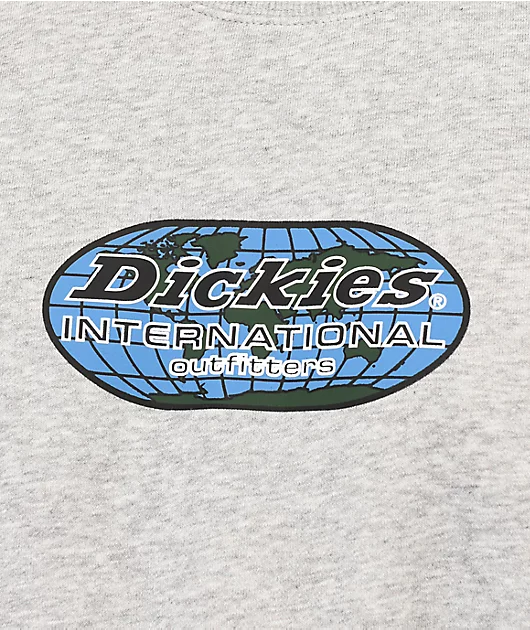 Dickies Hayes Globe White Crewneck Sweatshirt