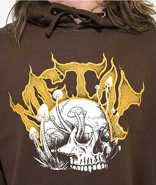 18168-metal-mushroom-glow-brown-hoodie-2.jpg Metal Mushroom Glow Brown Hoodie