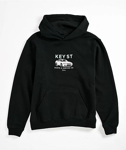 Key Street Kids Parts & Service Black Hoodie