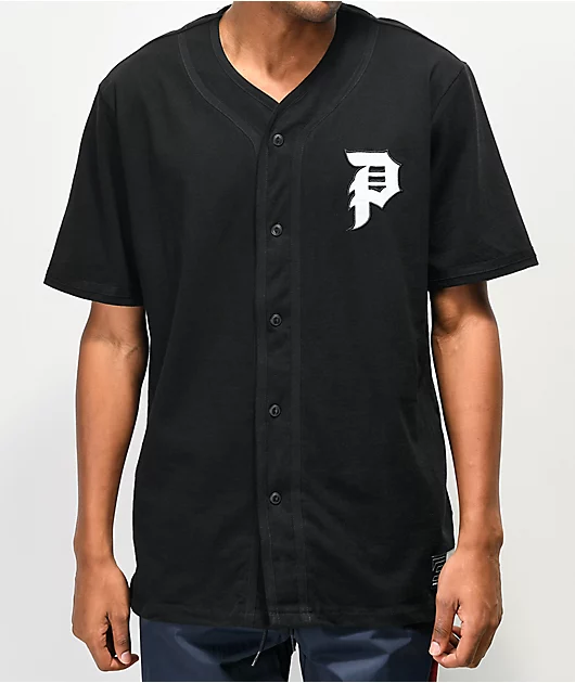 Primitive Tokyo Champion Black Baseball Jersey