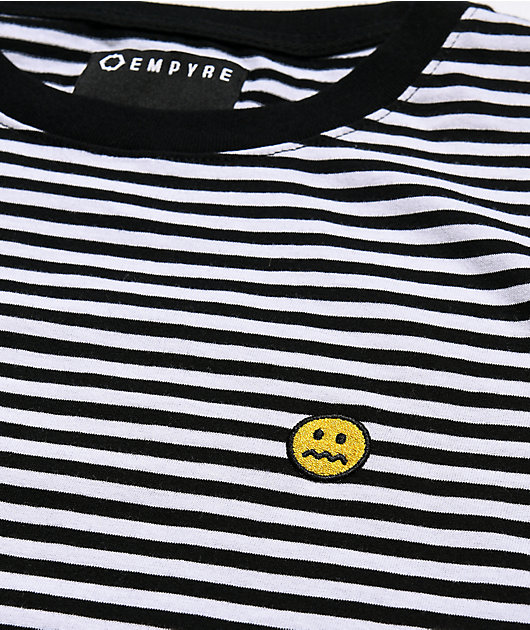 18335-empyre-dang-it-black-white-striped-knit-t-shirt-2.jpg Empyre Dang It Black & White Striped Knit T-Shirt