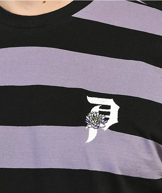 18781-primitive-lotus-black-purple-stripe-t-shirt-3.webp Primitive Lotus Black & Purple Stripe T-Shirt