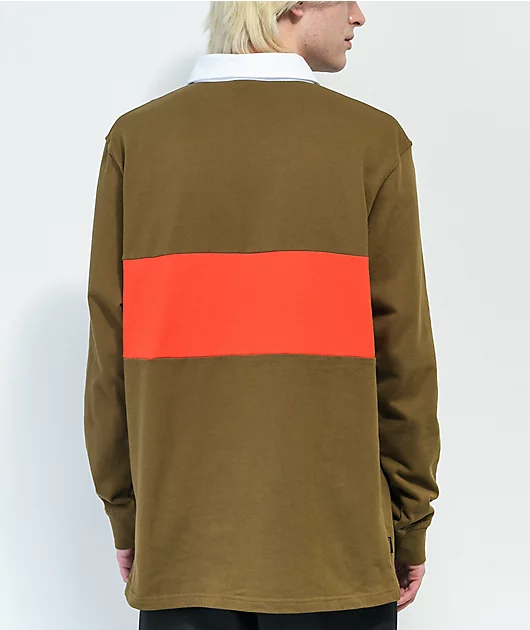 18980-krooked-eyes-brown-red-stripe-rugby-shirt-3.webp Krooked Eyes Brown & Red Stripe Rugby Shirt