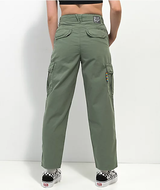 Homeboy X-Tra Olive Cargo Pants