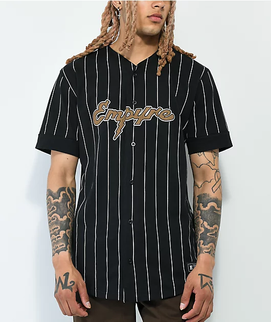 Empyre All Time Black Stripe Baseball Jersey