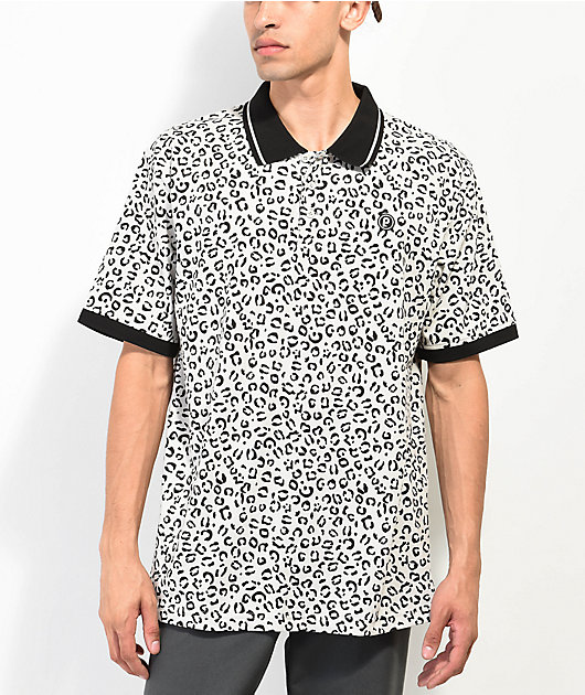 Paterson Animal Print Polo Shirt
