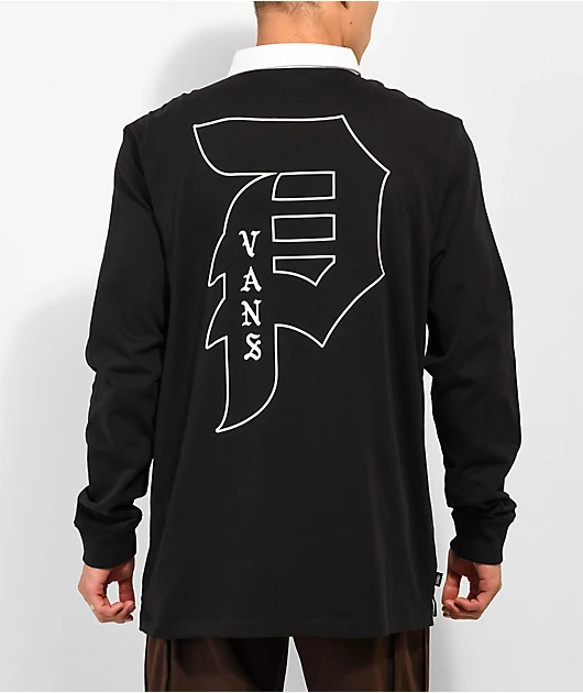 Vans x Primitive Black & White Rugby Shirt