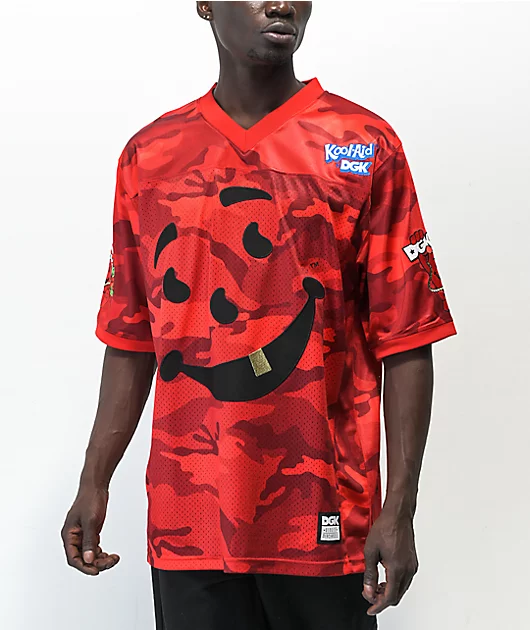 DGK x Kool-Aid Thirst Red Football Jersey