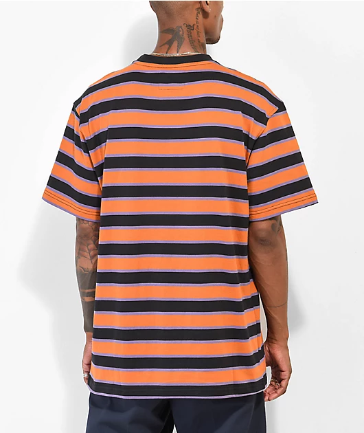 Welcome Cooper Black, Purple, & Orange Stripe T-Shirt