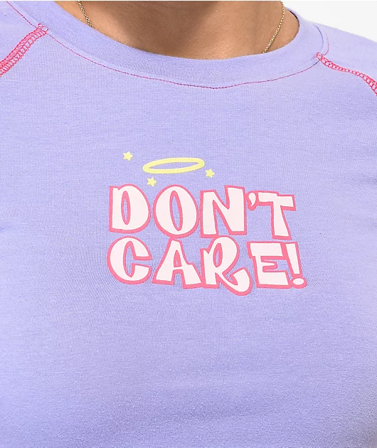19879-jv-by-jac-vanek-dont-care-purple-crop-t-shirt-3.webp JV By Jac Vanek Dont Care Purple Crop T-Shirt