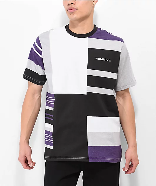 Primitive Duncan Black & White Knit T-Shirt