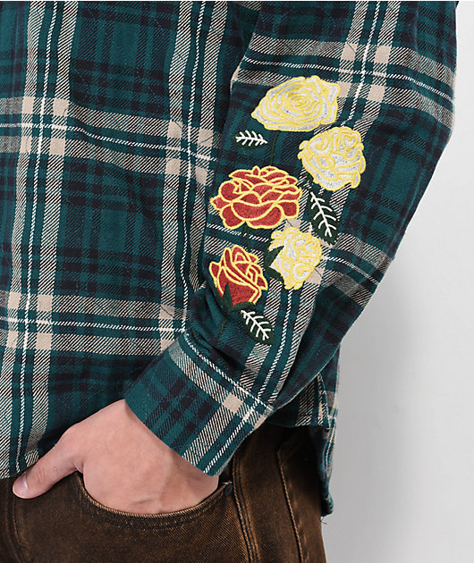 20082-primitive-layne-green-hooded-flannel-shirt-4.jpg Primitive Layne Green Hooded Flannel Shirt