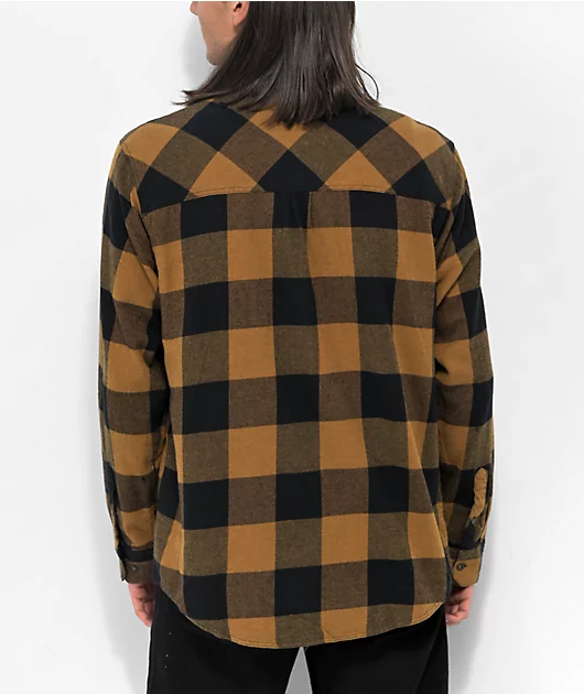 Dravus Travis Tobacco Flannel Shirt