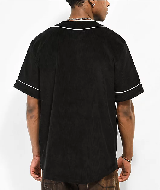 Empyre Charles Black Corduroy Baseball Jersey