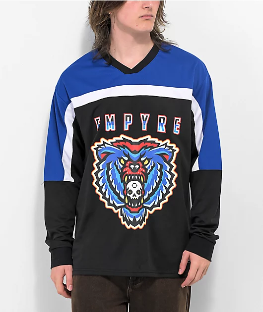 Empyre White Knuckle Blue Hockey Jersey
