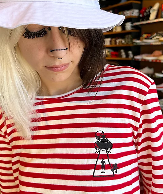 20688-above-the-norm-logo-red-white-stripe-long-sleeve-t-shirt-4.webp Above The Norm Logo Red & White Stripe Long Sleeve T-Shirt