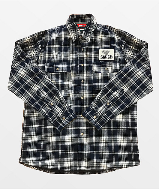 Baker Black & White Flannel Jacket