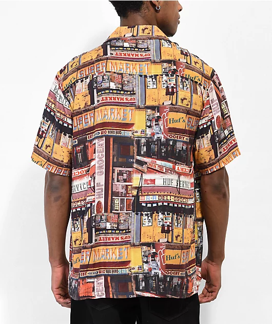HUF Corner Store Short Sleeve Button Up Shirt