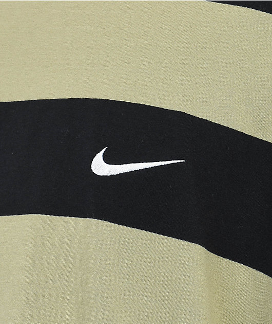 21033-nike-olive-stripe-t-shirt-3.jpg Nike Olive Stripe T-Shirt