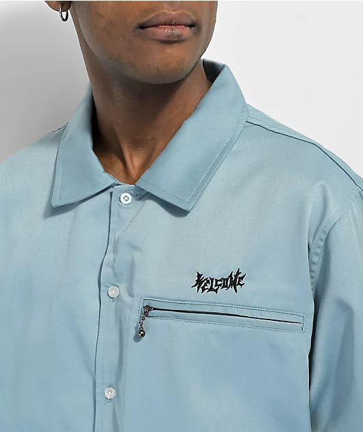 21098-welcome-mace-blue-short-sleeve-work-shirt-3.webp Welcome Mace Blue Short Sleeve Work Shirt