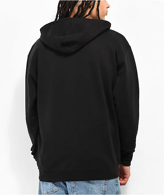 Porous Walker Butthole Black Zip Hoodie