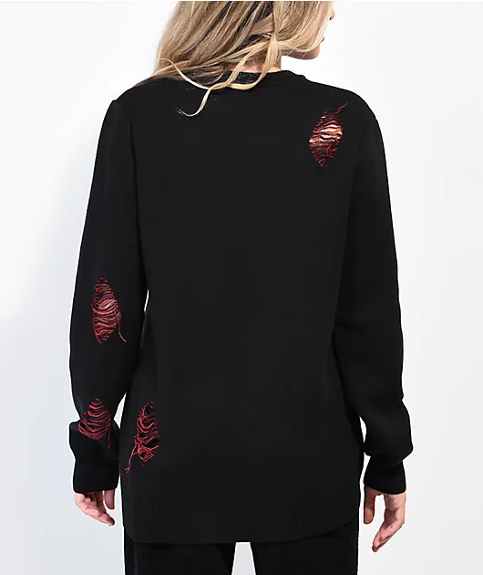 SWIXXZ Spider Black Sweater