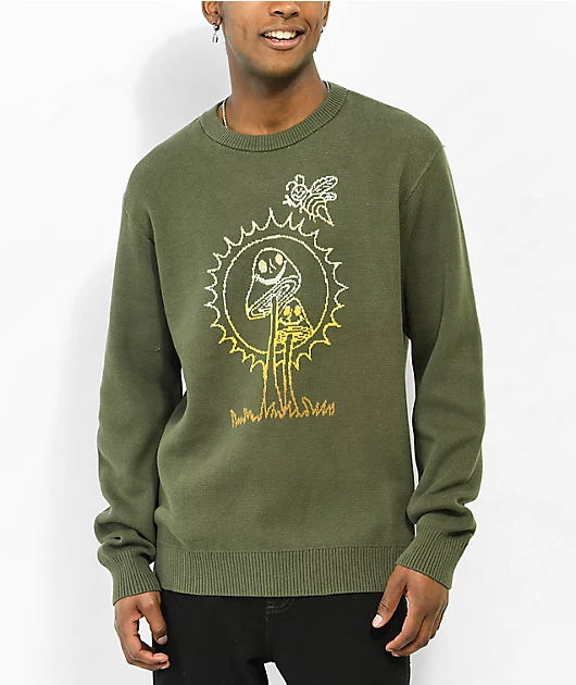 Vans Plant Harmony Dark Green Sweater