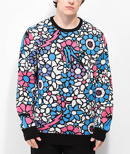 A.LAB Crewbie Blue & Pink Sweater