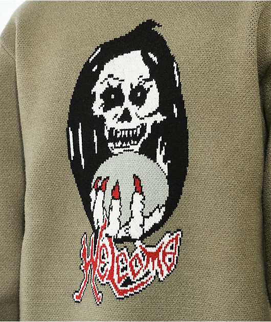 Welcome Clairvoyant Grey Sweater