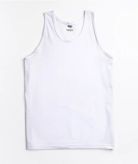 Shaka Wear White Heavyweight Tank Top