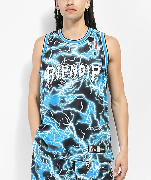RIPNDIP Nikola Black & Blue Basketball Jersey