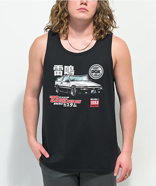 DGK Tuner Black Tank Top