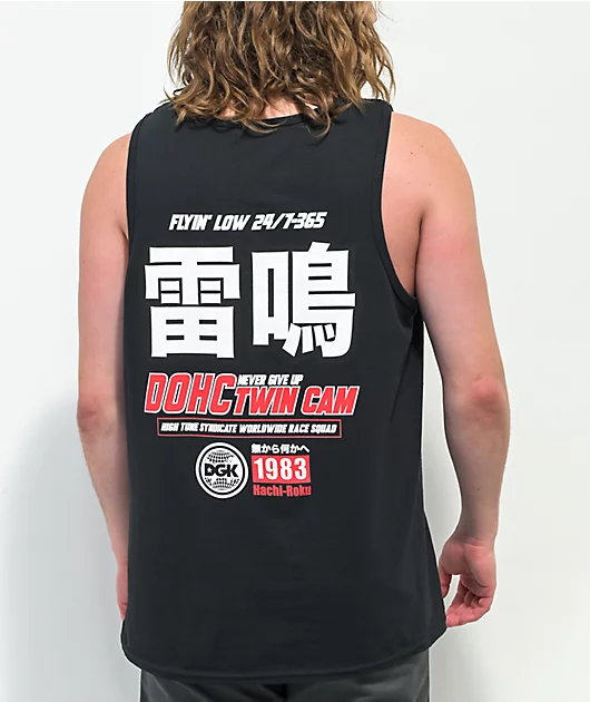DGK Tuner Black Tank Top