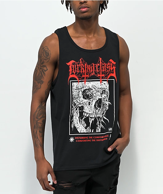 Lurking Class by Sketchy Tank Decay Black Tank Top