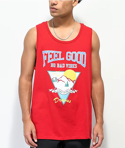 Dravus Feel Good Cardinal Tank Top