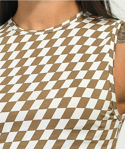 21980-motel-gimon-brown-white-checkered-crop-tank-top-4.webp Motel Gimon Brown & White Checkered Crop Tank Top