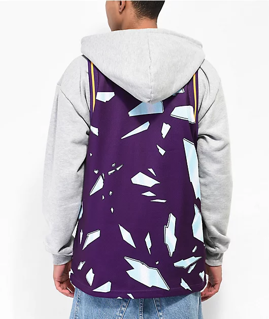 Mitchell & Ness x NBA Los Angeles Lakers Energy Purple Basketball Jersey