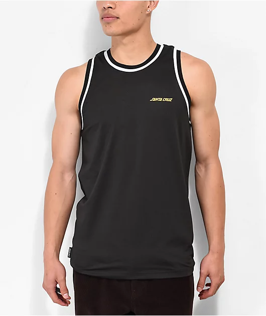 Santa Cruz Inferno Hand Black Basketball Jersey