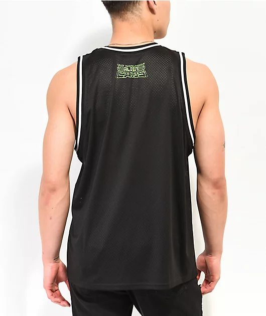 HUF x Alien Labs Black Basketball Jersey