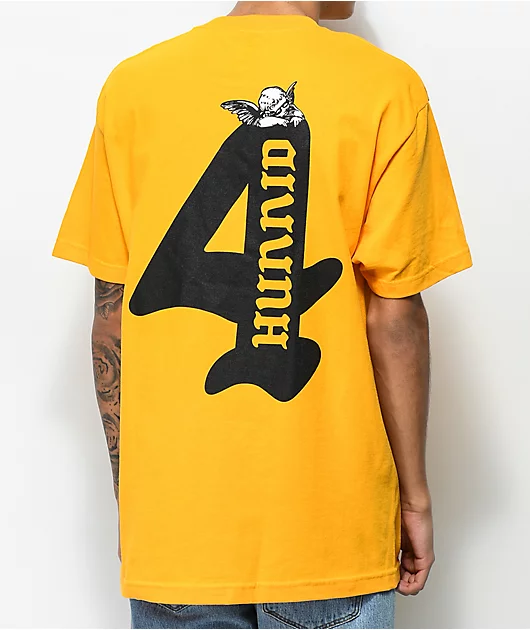 4Hunnid Cupid Gold T-Shirt