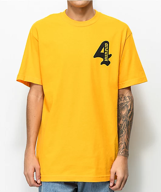 4Hunnid Cupid Gold T-Shirt
