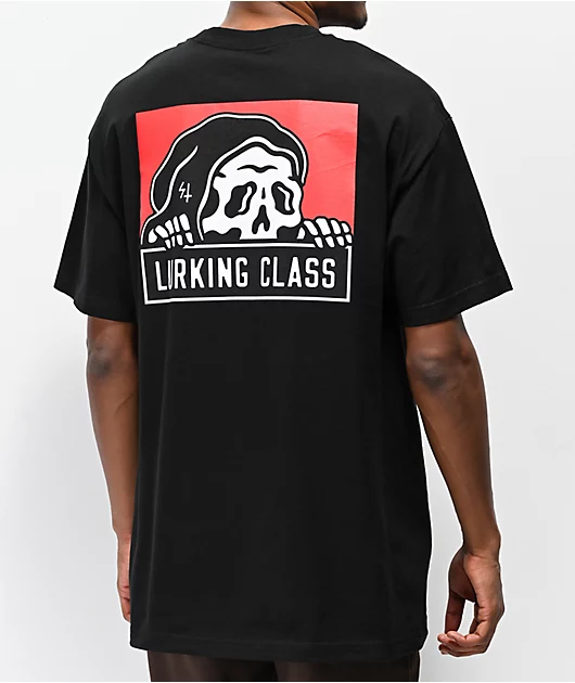 Lurking Class By Sketchy Tank Corpo Black T-Shirt