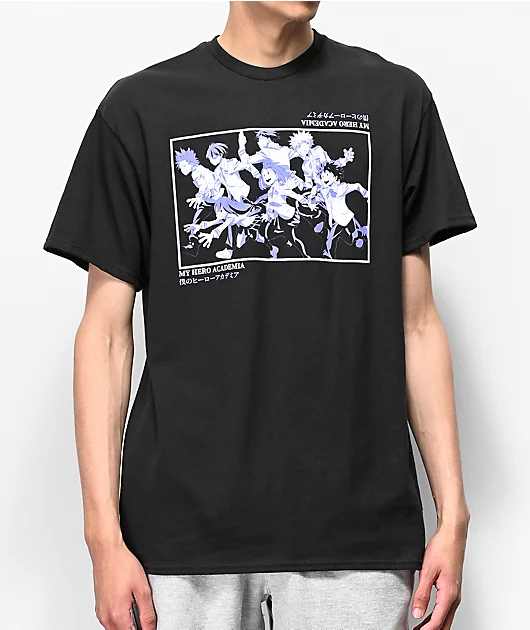 My Hero Academia Class 1-A Black T-Shirt