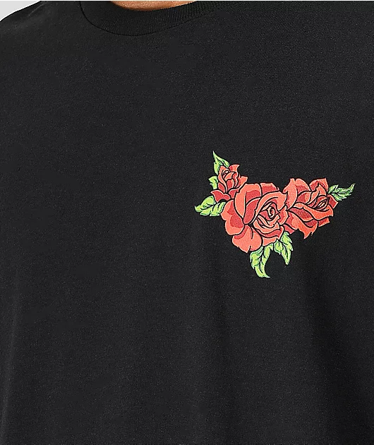 Broken Promises Forever Kanji Black Long Sleeve T-Shirt