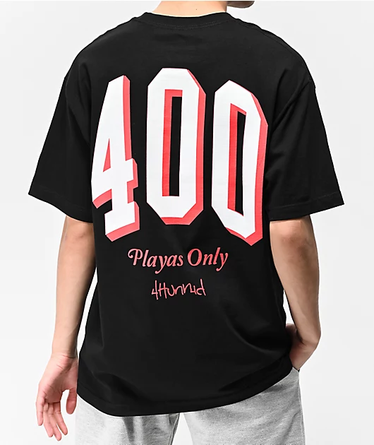4Hunnid EST 1990 Black T-Shirt