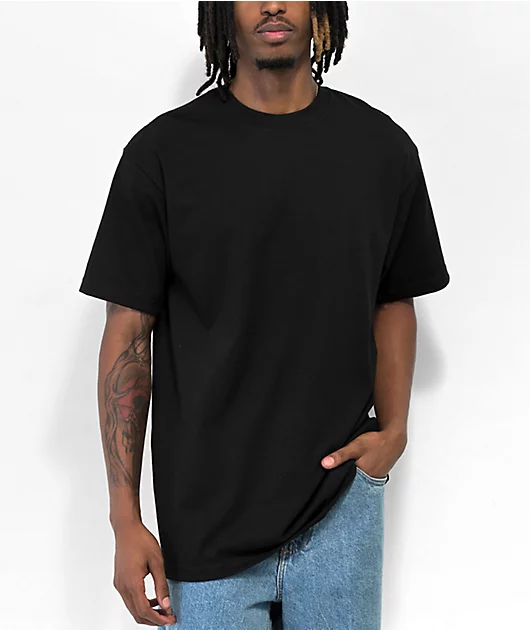 Shaka Wear Max Heavyweight Black T-Shirt
