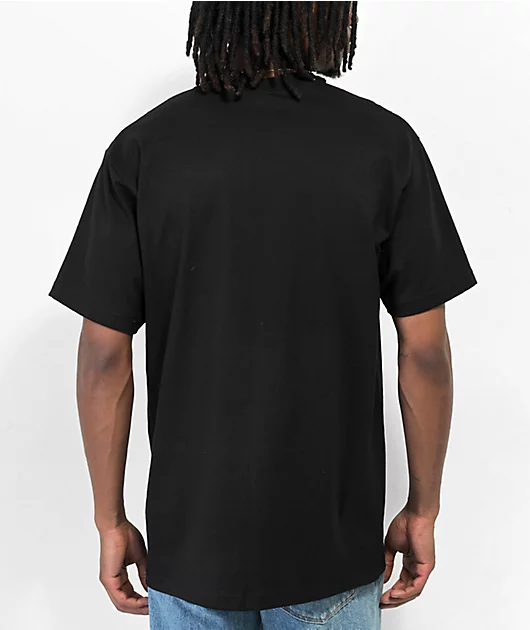 Shaka Wear Max Heavyweight Black T-Shirt