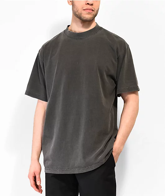 Shaka Wear Max Heavyweight Garment Dye Grey T-Shirt